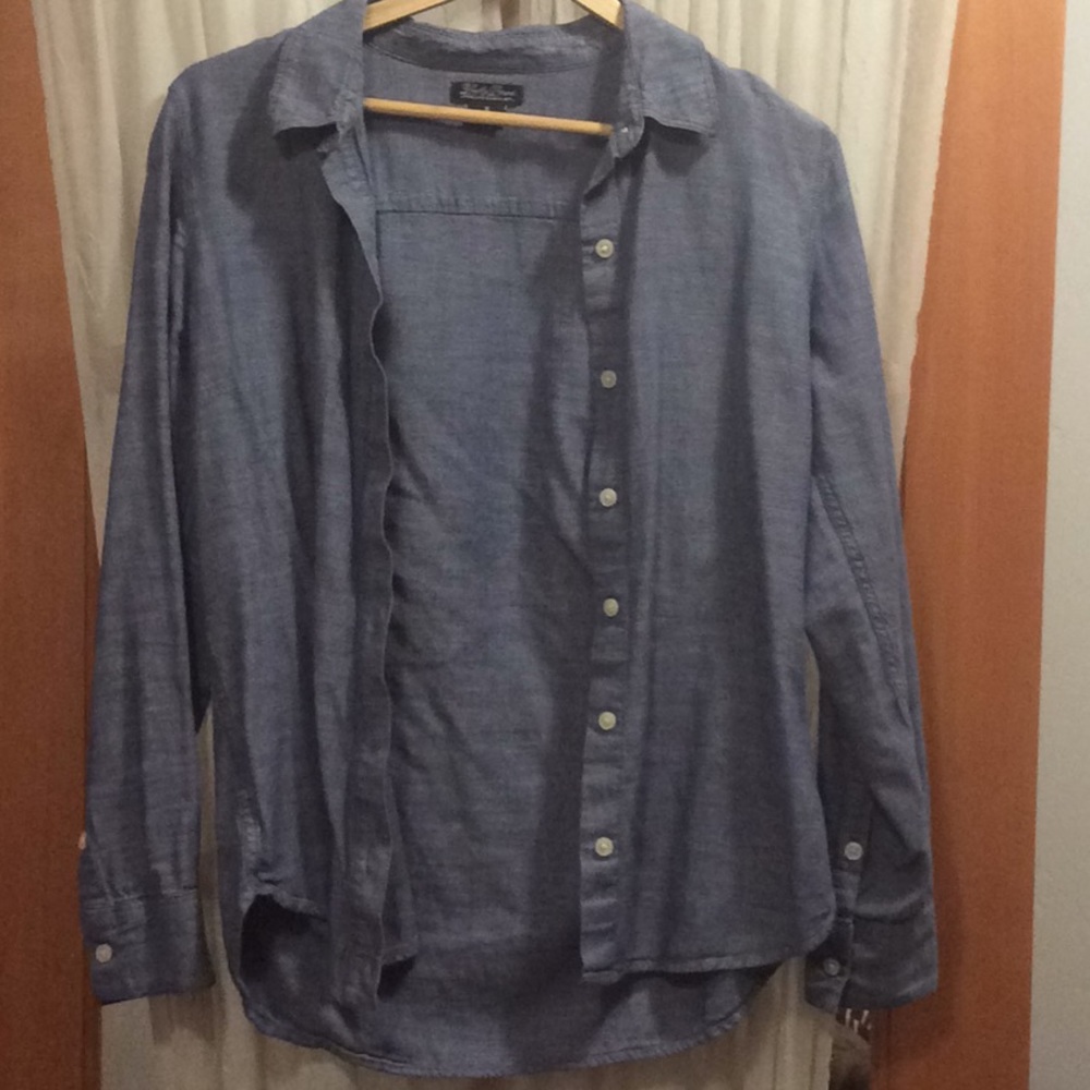 Lucky brand Jean chambray shirt small
